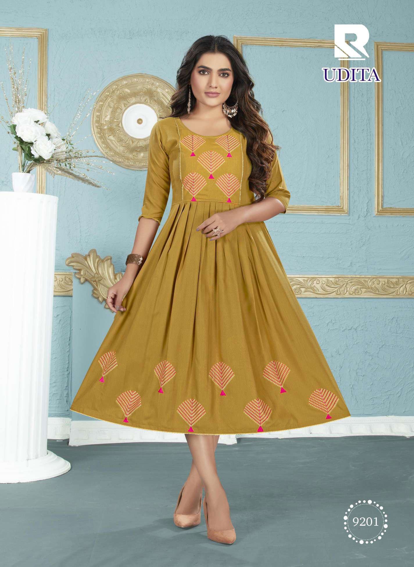 Raashi Udita Regular Wear Wholesale Anarkali Kurtis Catalog
